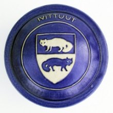 Sæbeskål med logo til Evittuut, Birthe Rågård